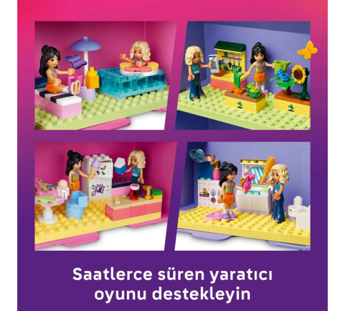 Yaratıcı Bebek Evi Bavulu Yapım Oyuncağı 42697