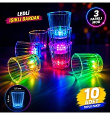 LED Işıklı Parti Bardağı Seti