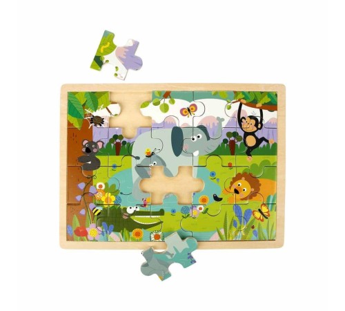 S01002909 PUZZLE ANMALS 5 PCS 2 AST