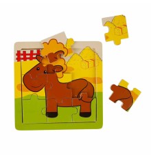 S00002907 PUZZLE ANIMALS 9 PCS 3 AST