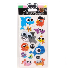 Puffy Stickers Oynar Gözlü Şaşkın Balıklar