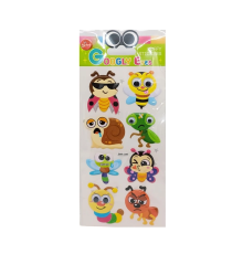 Puffy Stickers Böcekler