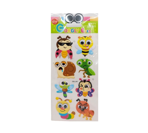 Puffy Stickers Böcekler