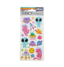 Glitter Sticker Uzay
