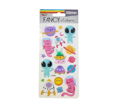 Glitter Sticker Uzay