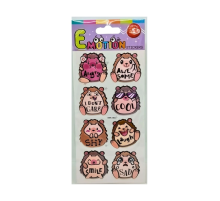 Puffy Stickers Kirpi