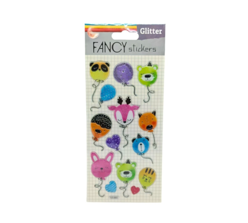 Glitter Stickers Balon