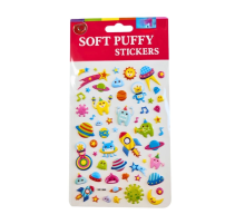 Puffy Stickers Space