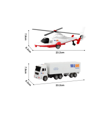 BIG251H1 CITY CAR HELİKOPTER/KAMYON 2 Lİ ARAÇ