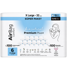 Premium Plus Airbag Comfort Bebek Bezi 6 Beden 32 Adet