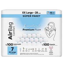 Premium Plus Airbag Comfort Bebek Bezi 7 Beden 28 Adet
