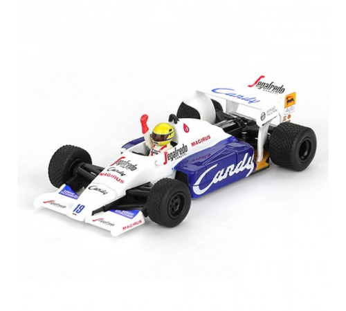 1/64 MODEL ARAÇ TG184 #19 Ayrton Senna 1984 Monaco Grand Prix 2nd Place