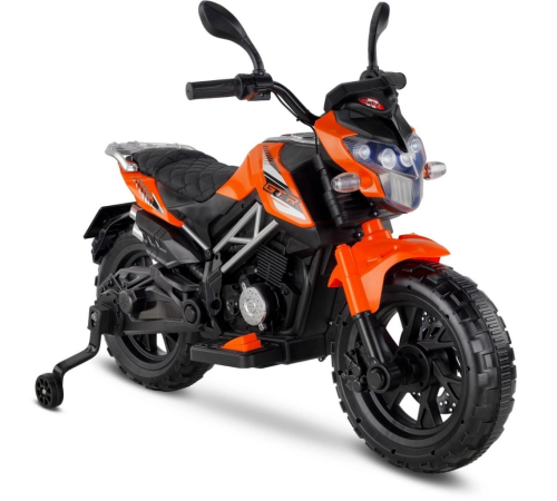 447 Motocross Akülü Motorsiklet 12V Turuncu