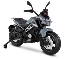 447 Motocross Akülü Motorsiklet 12V Gri