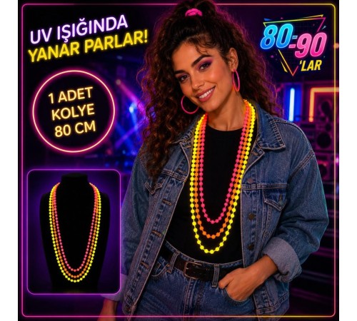 UV Glow Parti Kolyesi Set