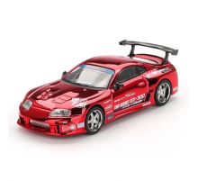 1/64 Model Araç Supra (A80) Top Secret GT-300 Top Secret Red Chrome
