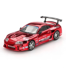 1/64 Model Araç Supra (A80) Top Secret GT-300 Top Secret Red Chrome