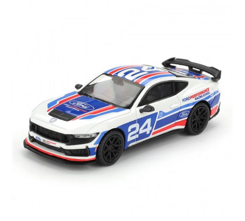 1/64 Model Araç Mustang Dark Horse #24 Performance Racing School