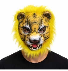Sarı Yeleli Kaplan EVA Maske
