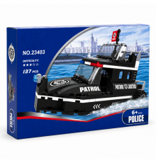23403 POLİS SETİ 133 PARÇA MİNİ POLİS BOTU