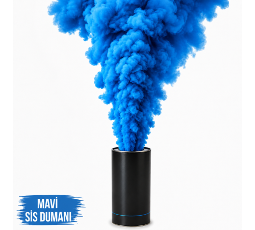 Mavi Renk Sis Bombası Mavi Duman 1 Adet