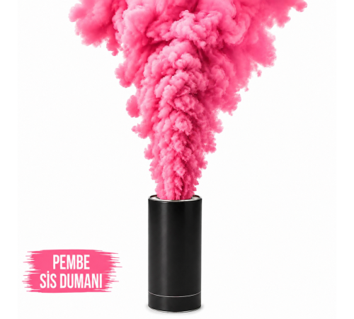 Pembe Renk Sis Bombası Pembe Duman 1 Adet