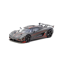 1/64 Model Araç Agera RS Black Carbon Fiber / Red Accents