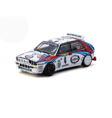 1/64 Model Araç HF Integrale Monte Carlo Rally 1992 #04 Winner Didier Auriol / Bernard Occelli