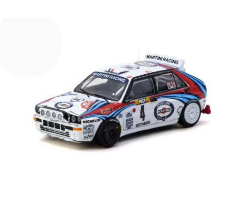 1/64 Model Araç HF Integrale Monte Carlo Rally 1992 #04 Winner Didier Auriol / Bernard Occelli