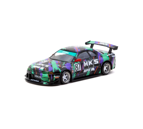 1/64 Nissan Skyline (R32) Widebody HKS with Tarmac Cards Combo Set - Designed by Jon Sibal