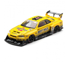 Model Araç 1/64 LB-ER34 Super Silhouette SKYLINE Sport Yellow