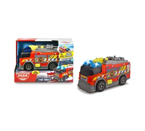 203302028 Dickie, Sesli ve Işıklı İtfaiye Kamyonu 15 cm