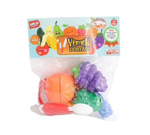 URT007-PVC-1AB KESİLEBİLEN SEBZE MEYVE 3 PCS