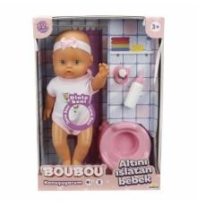 2030121 Boubou Altını Islatan ve Konuşan Bebek Seti 30 cm