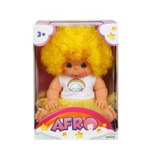 20040 Afro Kıvırcık Saçlı Bebek 23 cm -