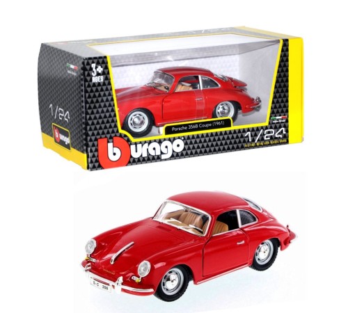 22079 1:24 Porsche 356B Coupe 1961 Araba