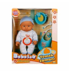 030021 Yemek Zamanı Sesli Bebek Seti 35 cm / +3 yaş
