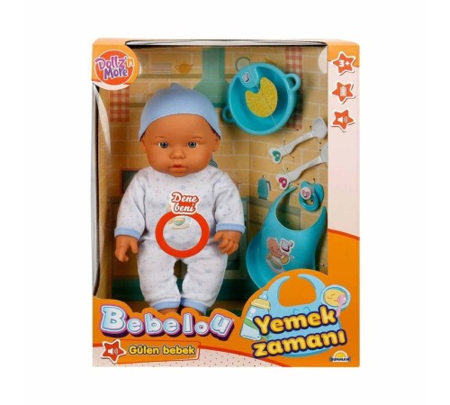 030021 Yemek Zamanı Sesli Bebek Seti 35 cm / +3 yaş