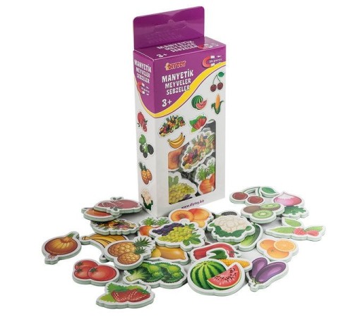 1307 Manyetik Meyveler - Sebzeler / +3 yaş