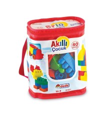 01021 Akıllı Çocuk Blokları 40 Parça