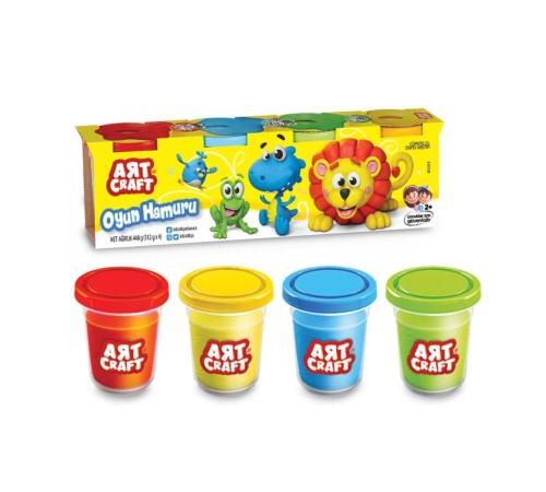 03281 Art Craft 4lü OYUN HAMURU / 488 gr