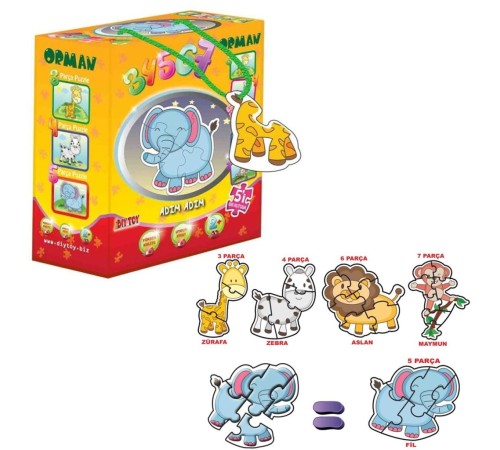 8766 ORMAN KUT.PUZZLE 025876-34567