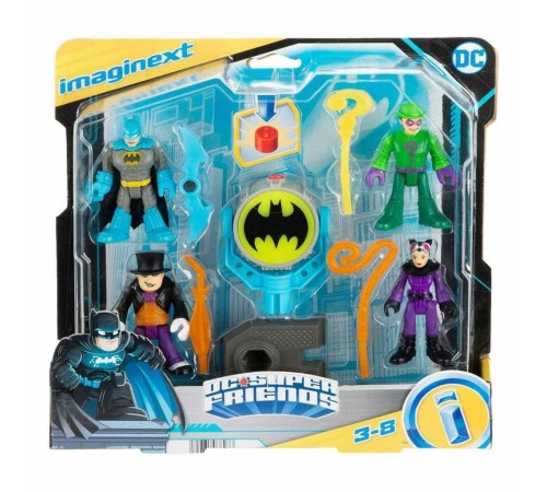 HFD47 Bat-Tech Bat-Signal Figür Seti, Super Friends