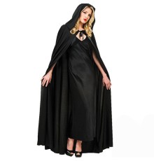 Sİyah Yakalı Pelerin - Vampir Pelerin - Dracula Pelerin 90 cm