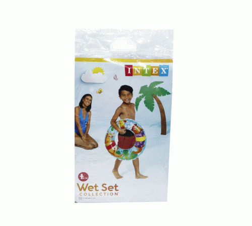 IS59242 Şeffaf Baskılı Simit 61 cm - Vardem Oyuncak