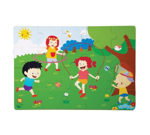 1276-CS Chiva, İlkbahar Ahşap Yer Puzzle