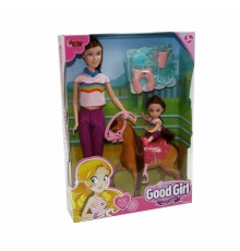 WG-115162 Kutulu 29cm Atlı Kızı ve Anne Bebek - Vardem Oyuncak