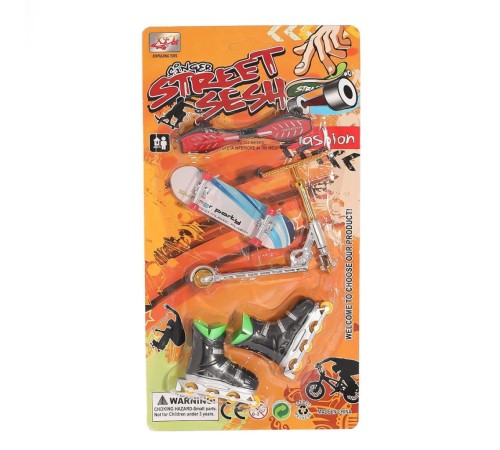 KZL-012-A7 Kartela Kaykay Paten Scooter Oyun Seti -Kızılkaya
