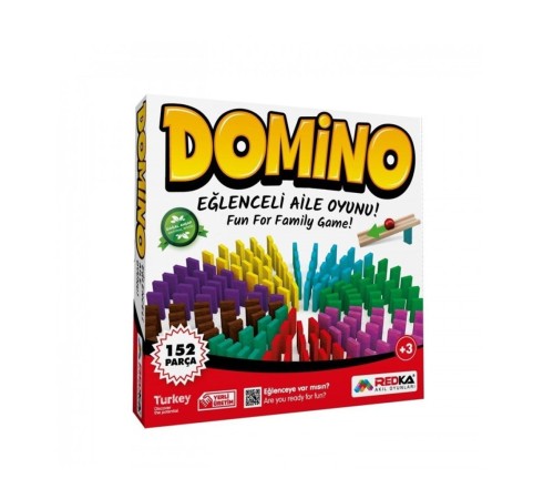 4456 Renkli Ahşap Domino