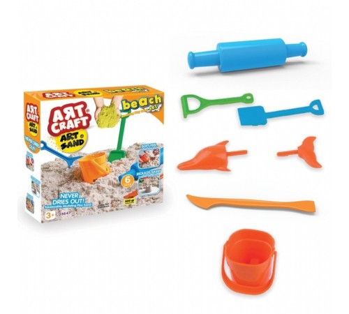 03647 500GR PLAJ KUM SET ART STAND